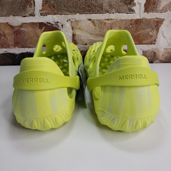 Merrell Womens Hydro Moc Pomelo Water croc shoes Size 9 volt Yellow NEW! - Picture 4 of 9
